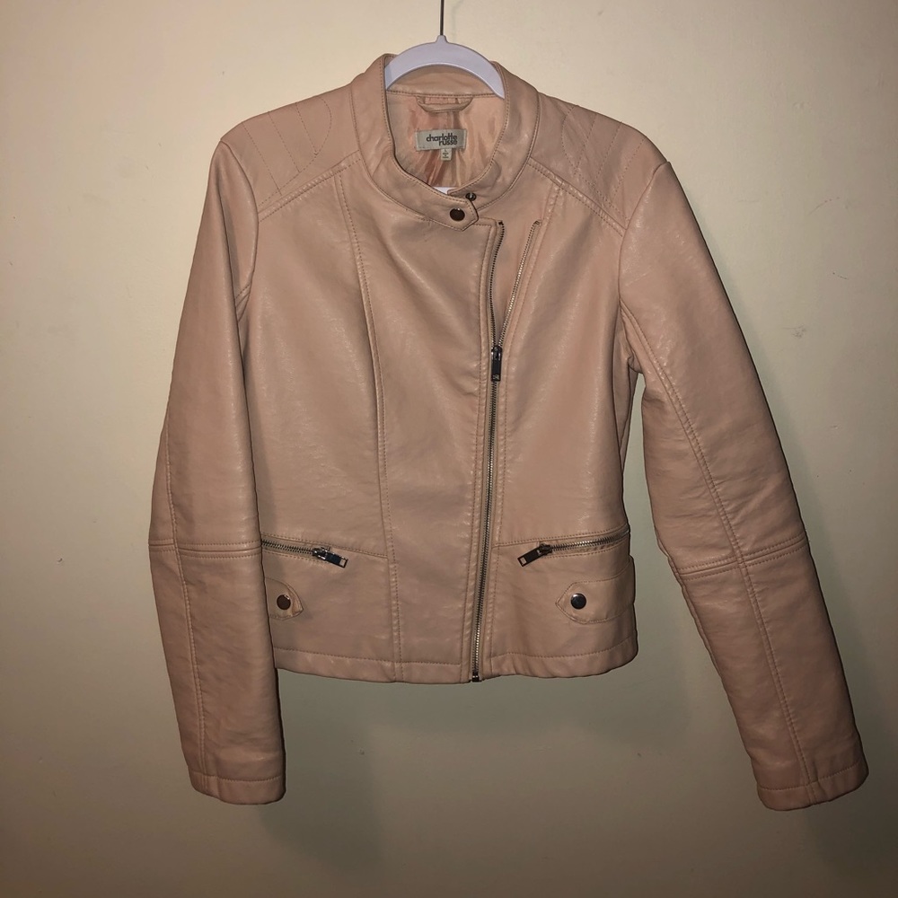 Charlotte Russe Leather Jacket. Size Large